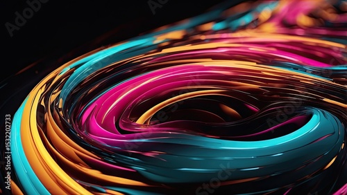 Swirling Hues A Symphony of Colors in Motion