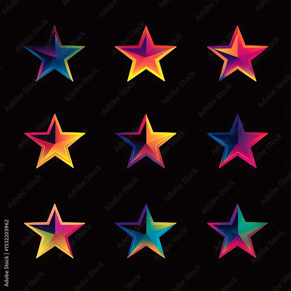 Bright star from tiny light dots on black background high resolution picture Bright star from tiny light dots on black background high resolution picture
