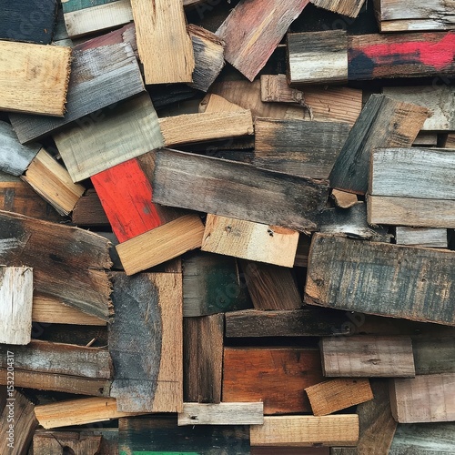 Recycled wood processed through circular economy models with sustainable sourcing, smart recovery, and zero-waste wood design for green material reuse