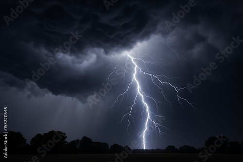 lightning in the night