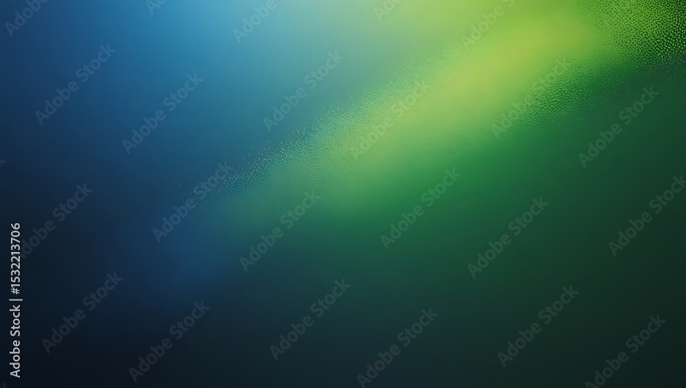 Fototapeta premium Vibrant Green and Blue Light Streaks: Dynamic Abstract Art Background