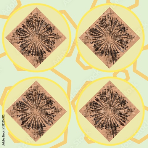 abstract seamless pattern with circles
