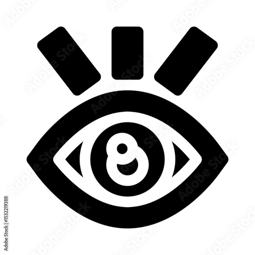 Eye glyph icon