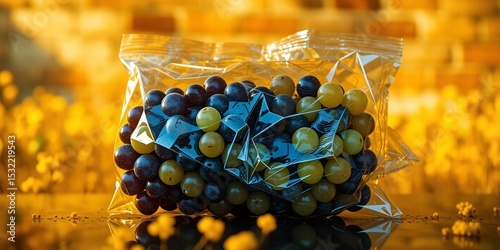 Fresh Symus Grapes, Modern Packaging Design