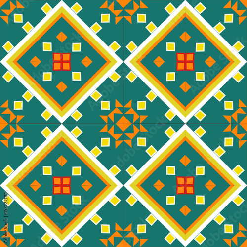 Seamless geometric star pattern wallpaper vector illustration for Christmas decoration