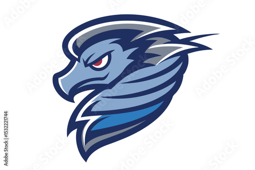 Tornado head mascot logo vector elements, tornado cartoon face clipart illustration.
