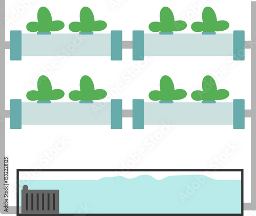 Hydroponic Illustration