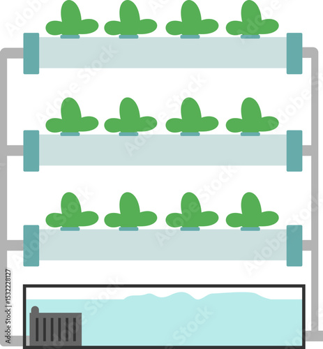 Hydroponic Illustration