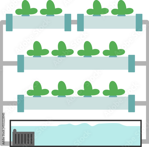 Hydroponic Illustration
