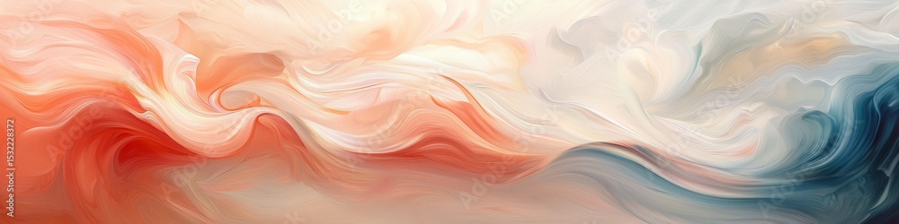 Obraz premium A visually poetic depiction of love conveyed through fluid movements and light tones.