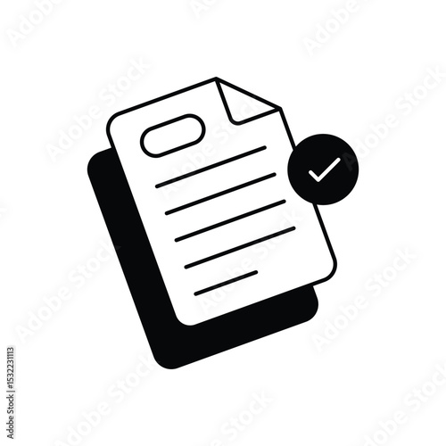 Content Approval Vector icon