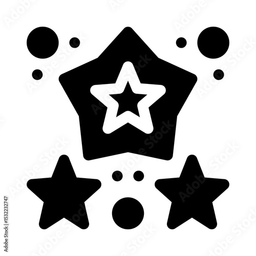 Star glyph icon