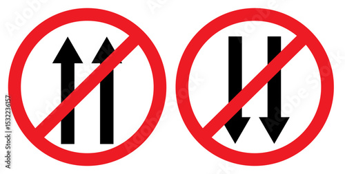 One way signs-vehicles prohibited in one direction