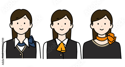 受付の女性2