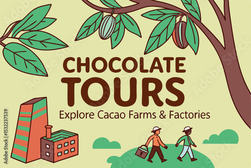 Chocolate Tours Adventure - Travel Poster