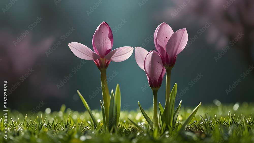 custom made wallpaper toronto digitalFlower of a pink oleander, Nerium oleander, with the green leaves in the background, flowers in garden, blossoms unveil nature's renewal in captivating photographs and a kaleidoscope of colors.