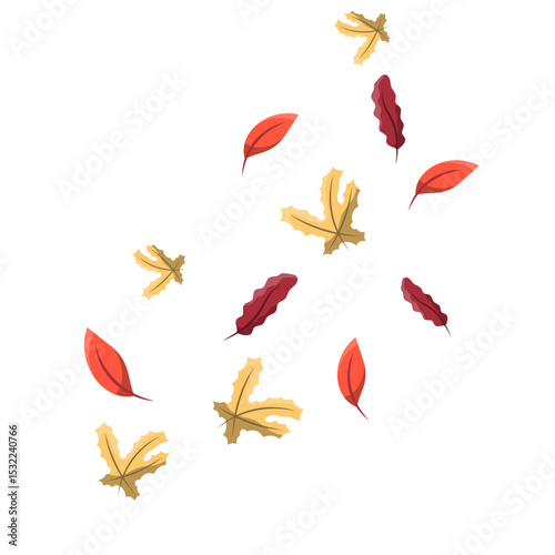 Autumn Leaves Falling