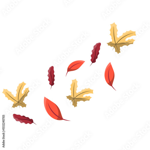 Autumn Leaves Falling