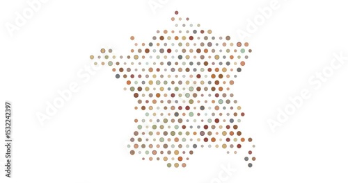 Wallpaper Mural Minimal Animated France Dot Structure Torontodigital.ca