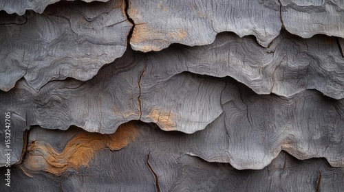 Close-up of a textured surface. the surface appears to be made of wood or a similar material, with a dark grey color.