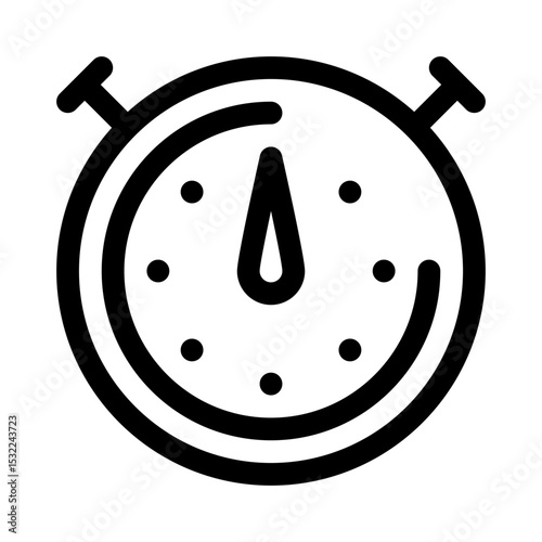 Timer line icon