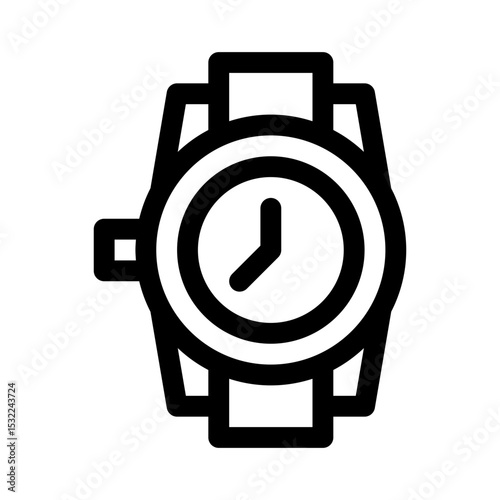 Watch line icon
