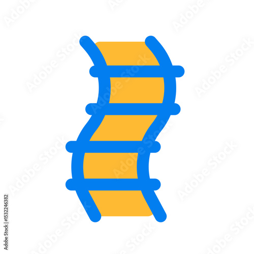 corrugated rail
