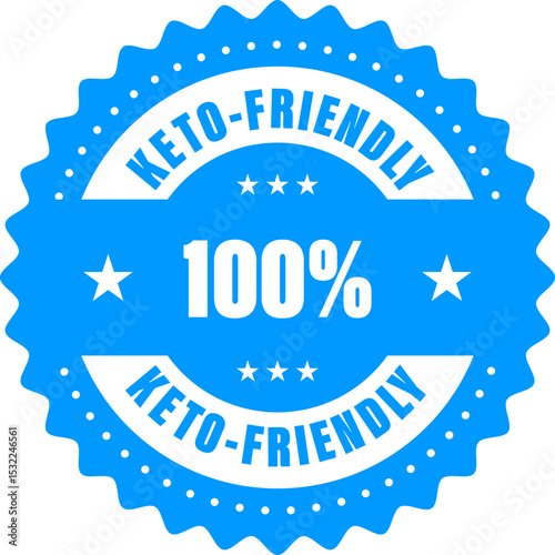 Keto-friendly rubber stamp, 100 percent keto friendly product, Set badge keto diet, Ketogenic diet, keto friendly