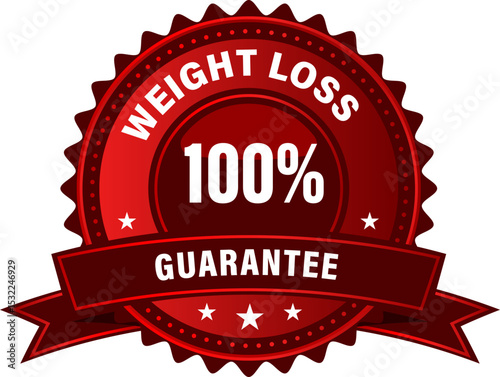 Weight loss guarantee vector stamp isolated on white background. Rubber stamp weight loss guarantee 