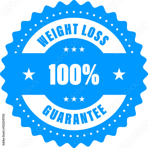 Weight loss guarantee vector stamp isolated on white background. Rubber stamp weight loss guarantee 