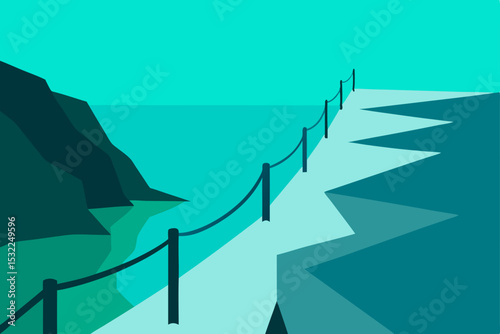 Coastal Cliffside Path A Journey of Serenity and Discovery