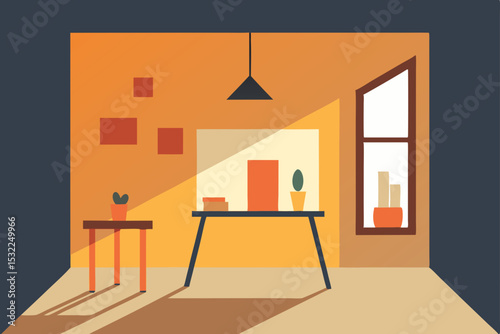 Sunlit Modern Minimalist Home Office Design Workspace Ideas