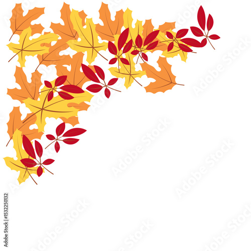 Autumn Leaves Corner Decoration