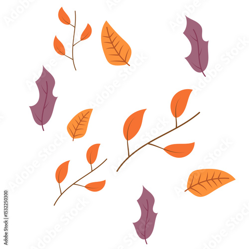 Autumn Leaves Falling