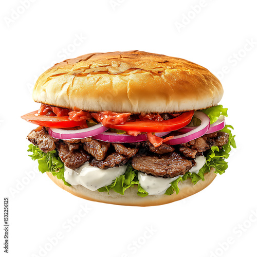 Delicious Lamb Kofta Burger Recipe  Restaurant Inspiration On Transparent Background