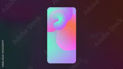 Wallpaper Mural "High resolution 8K UI/UX abstract background featuring smooth pastel gradients, glassmorphism transparent panels, and futuristic data visualization elements. Perfect for app design Torontodigital.ca