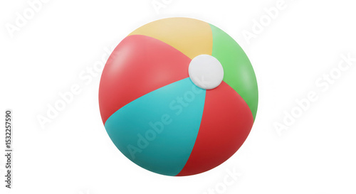 Vibrant Beach Ball: Summer Fun & Colorful Design Free Download Vibrant Beach Ball: Summer Fun & Colorful Design - GFXLoad