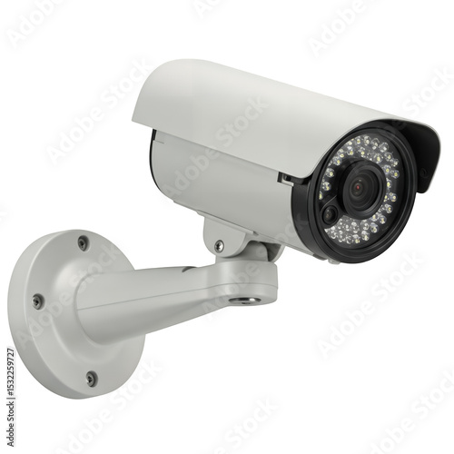 Modern Security Camera with Wall Mount
