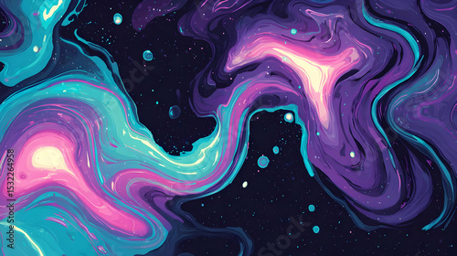texture in chaotic colors with streaked neon patterns and artificial grain