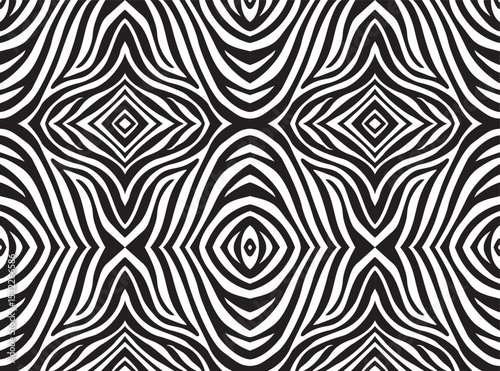 High resolution zebra print design for fashion and textile