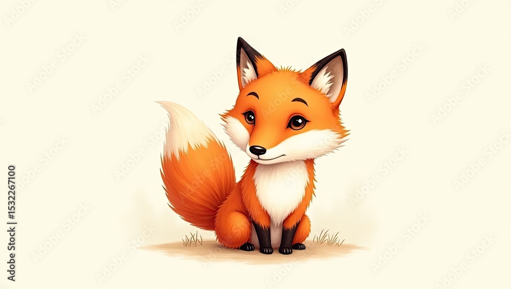 Obraz premium red fox vulpes