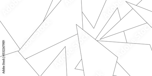 Abstract background with liens and triangles shape on white background. White and grey geometric overlapping rectangle pattern Geometric background soft shadows as patten ..White polygon textured .