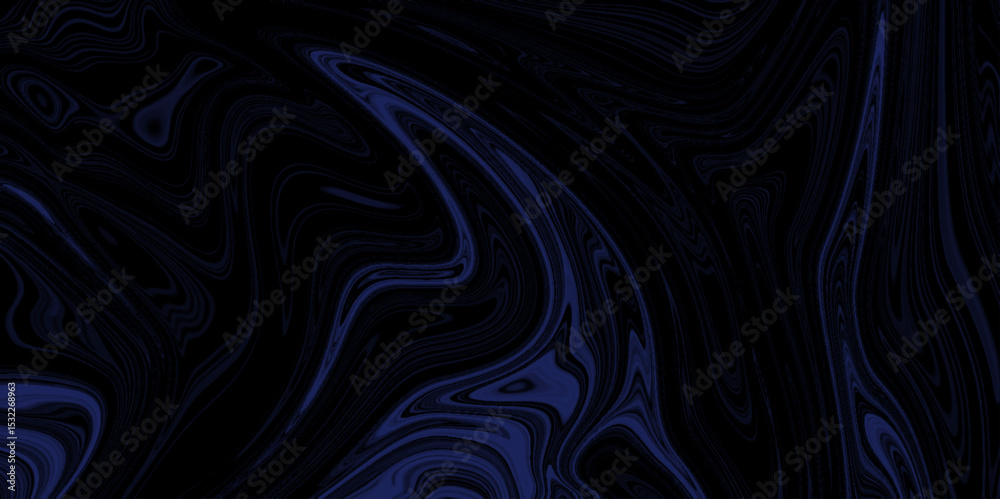 Fototapeta premium The texture of black and blue marble pattern modern style Liquid background. blue marble pattern texture natural background. Paper with soft waves and white fabric liquid metallic art paint texture.