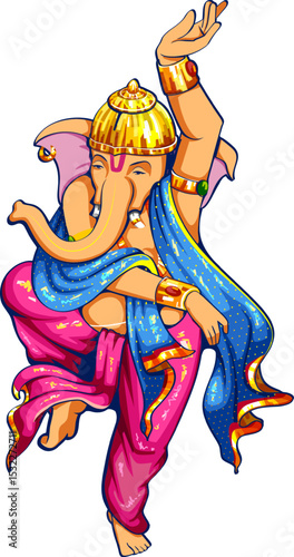 Lord Ganpati  for Ganesh Chaturthi festival of India with message meaning My Lord Ganesha