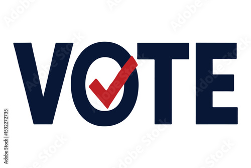 Make your voice heard this election season with a bold vote symbol