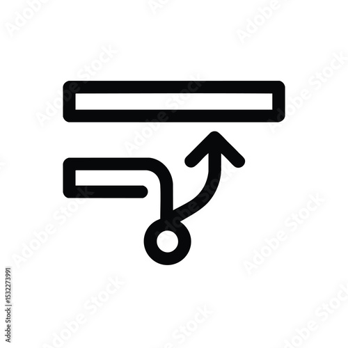 Pull Request Code Merge Icon Vector