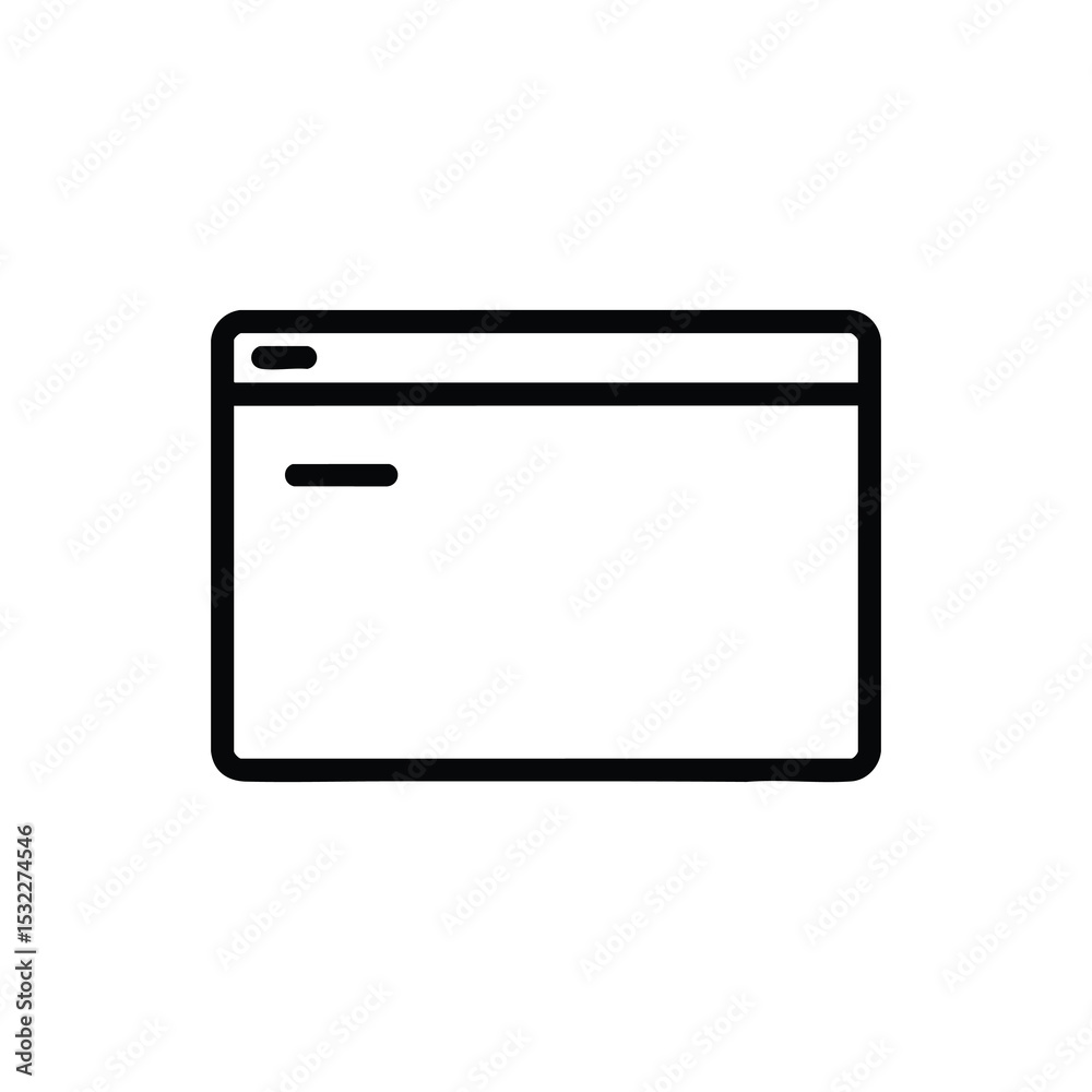 Terminal Window Command Line Icon Vector Terminal Window Command Line Icon Vector