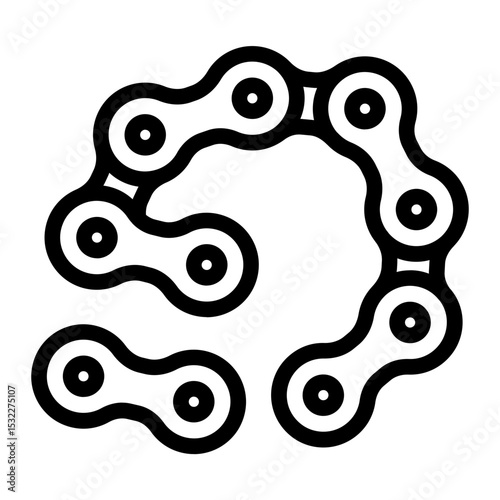 This Chain icon is suitable for Bycycle, Sport, Healthy Lifestyle, etc