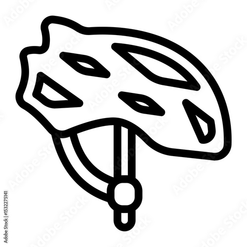 This Helmet icon is suitable for Bycycle, Sport, Healthy Lifestyle, etc