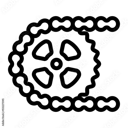 This Gear icon is suitable for Bycycle, Sport, Healthy Lifestyle, etc
